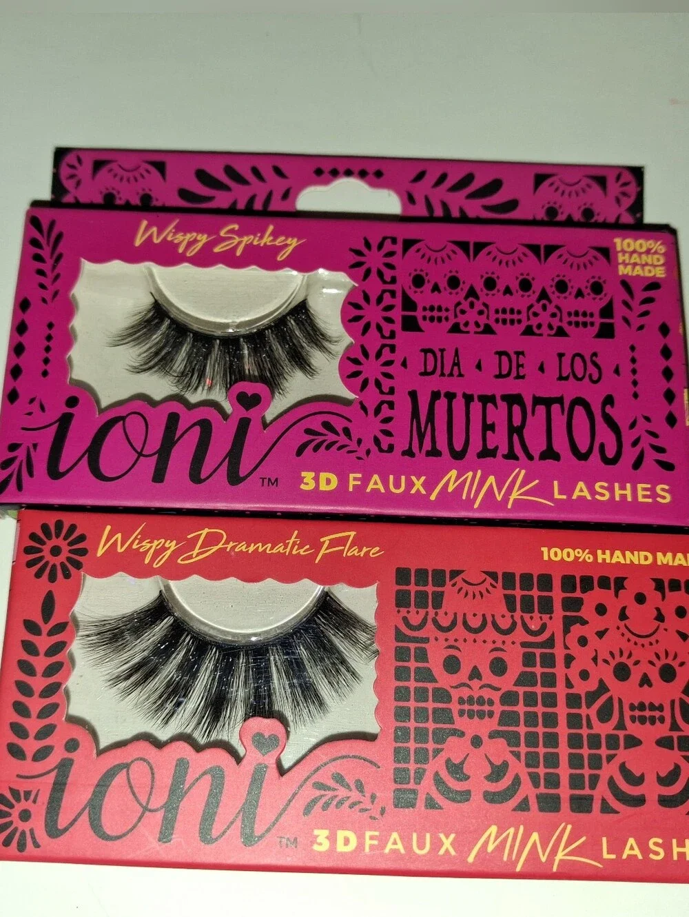 Ioni Day of the Dead 3D Faux Mink Lashes Bundle | 4 Pairs